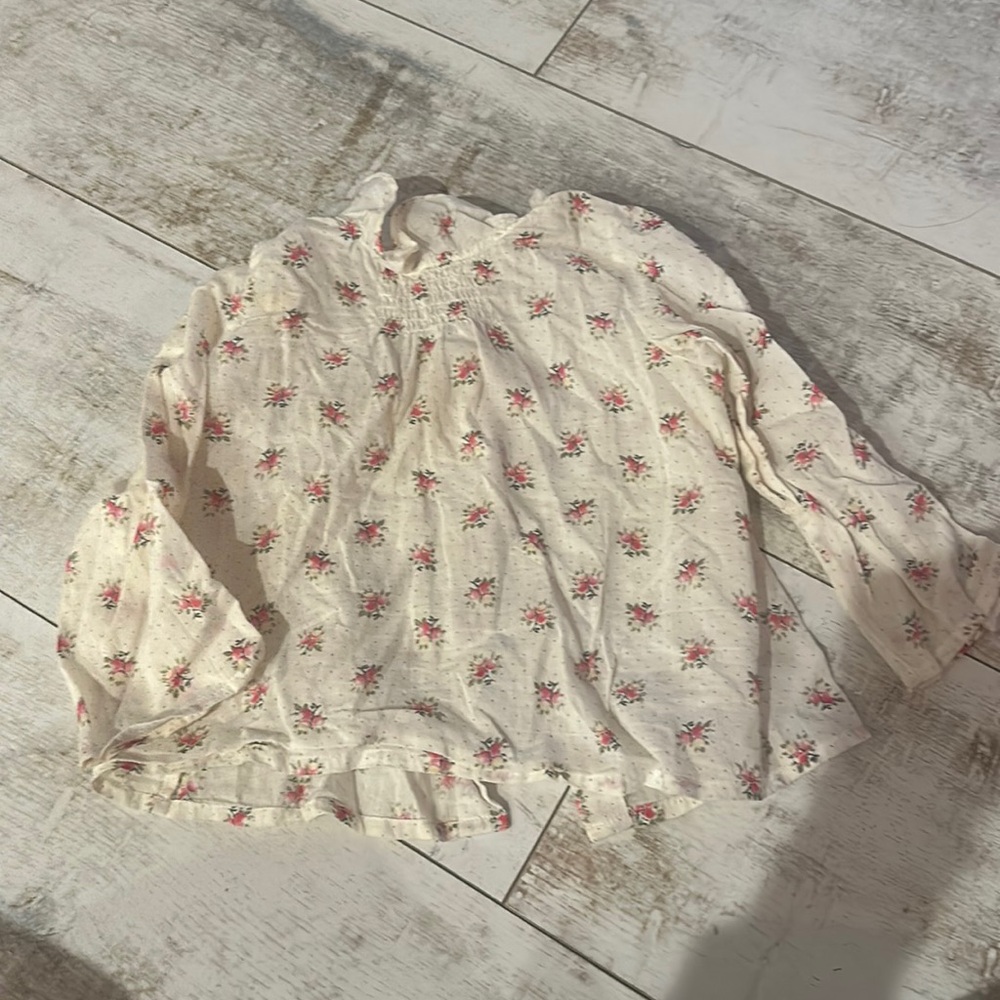 Bonpoint floral blouse size 18 months